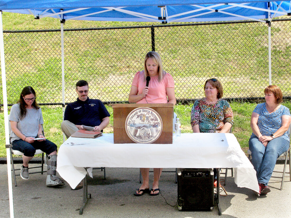 Active citizen remembered with renovated park in Beech Bottom News